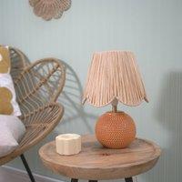 Peach Ceramic Table Lamp