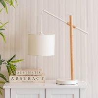 Wooden Arch Table Lamp