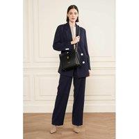 Zipped Bucket Bag, Top Double