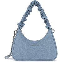 S Chouchou Jean Hobo Bag with Scrunchie Handle and Zip Fastening