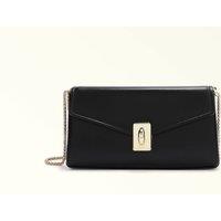 Meridiana M Shoulder Bag in Leather with Chain Strap