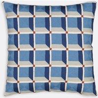 Mauro Cushion Cover in Embroidered Cotton 45x45cm
