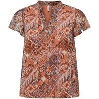 Short Sleeve Printed Blouse