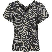 Short Sleeve Printed Blouse