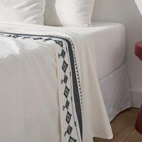 Ifrane Flat Sheet in Washed Cotton