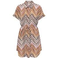 Short Printed Short-Sleeved Dress