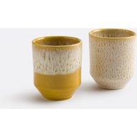 Set of 2 Elaina Cups in Reactive Glazed Stoneware