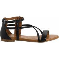 Leather Flat Sandals