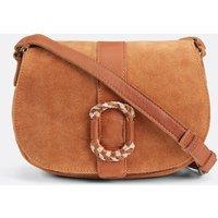 Tytia Shoulder Bag in Suede Leather