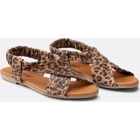 Emilie Suede Flat Sandals