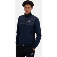 Hybrid Zip-Up Jacket with High Neck