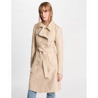 Long Belted Trench Coat