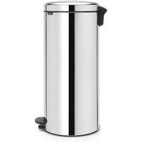 NewIcon Pedal Bin, Metal Inner Bucket, 30L