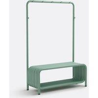 Steel Metal Cloakroom Bench, Tubi