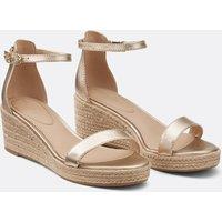 Leather Wedge Sandals