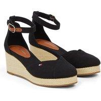 Flag Closed Wedge Sandals