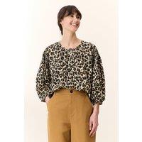 Corso Leo Blouse with 3/4 Length Balloon Sleeves