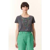 Crew Neck T-Shirt with Short Sleeves, Toro Beads