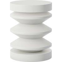 Niska Round Sculptural Side Table