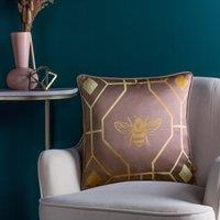 Bee Deco Geometric Cushion