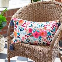 Posies Floral Tasselled Cushion