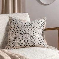 Hara Woven Fringed Cushion