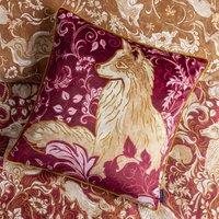 Harewood Fox Velvet Piped Cushion