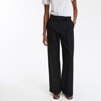 Wide Leg Trousers with Pleats