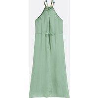 Copelia Sleeveless Flowing Dress with Beaded Straps