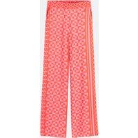 Jairo Printed Trousers in Loose Fit with Wide Leg