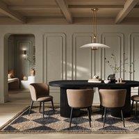 Zenith Velvet Dining Chair (Set of 2)