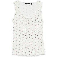 Printed vest top