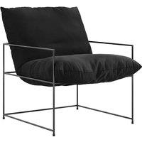 Eli Minimalist Velvet Accent Armchair