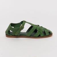 Flat Sandals in Suede Leather, CYBEL