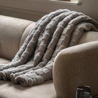 Checked Sherpa Throw