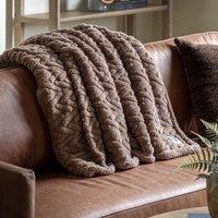 Herringbone Sherpa Throw
