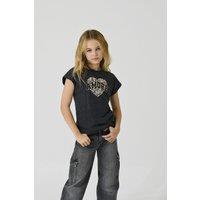 Short-Sleeved T-Shirt with Front Print