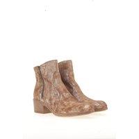Leather Ankle Boots with Zip Fastening