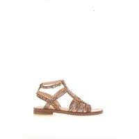 Leather Flat Sandals