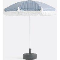 Parasol with Fringes, Gingham Print, Aline