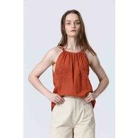 Tank Top with Beaded Straps
