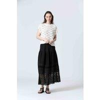 Embroidered Maxi Skirt