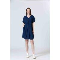 V-Neck Flared Dress