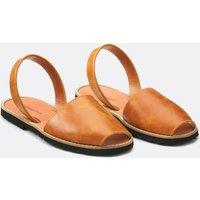 Avarca Flat Leather Sandals