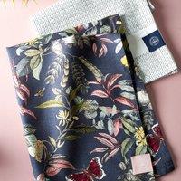Set of 2 Midnight Floral Tea Towels