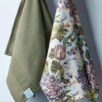 Set of 2 Bee Floral Tea Towels