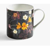 Isola Bone China Mug in Black