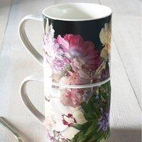 Set of 2 Fiori Stacking Mugs