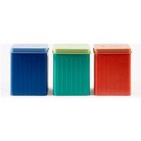 Set of 3 Colour Me Happy Storage Canisters