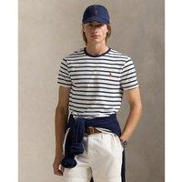 Striped Crew Neck T-Shirt in Jersey